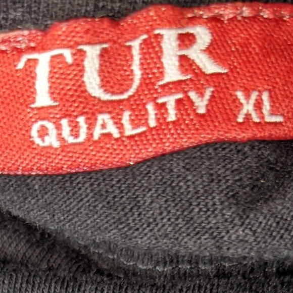 TUR | bedazzle| London England | cotton | Brit |XL - Picture 5 of 8